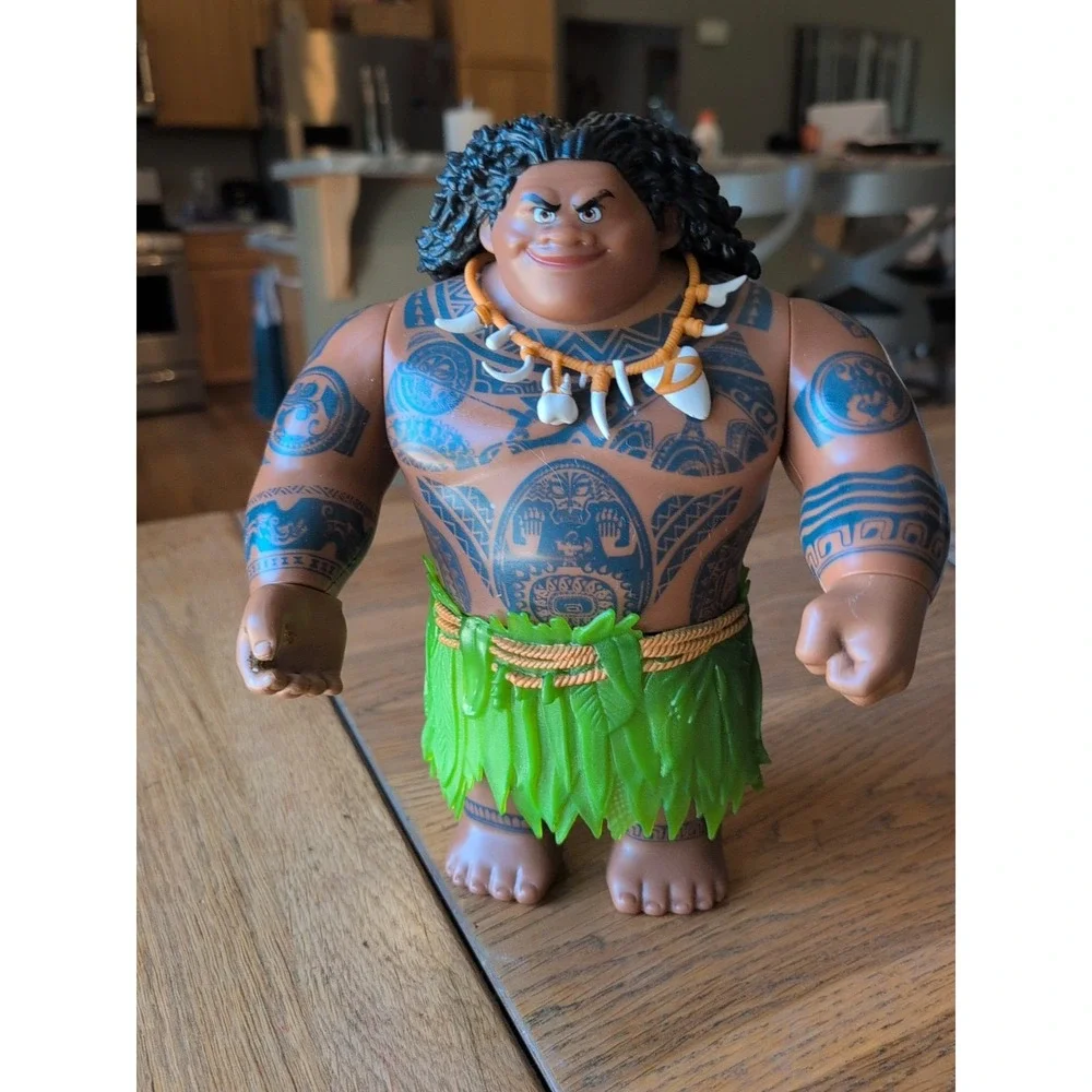 Disney Moana MAUI‎ 10.5 Inch Large Action Figure Doll Hasbro Great 2015